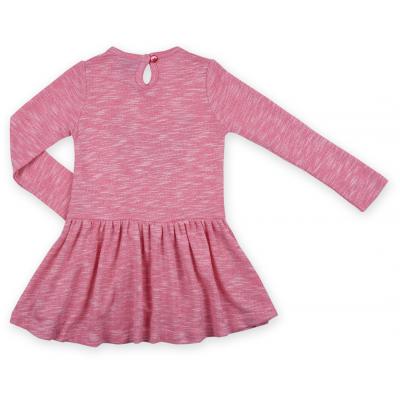 Платье Breeze розовое меланж с бабочкой (7865-110G-pink)