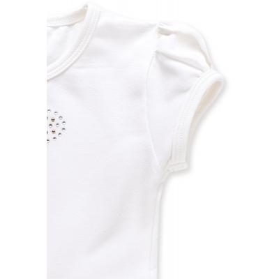 Платье Breeze с бантиком из страз (6283-86G-cream)