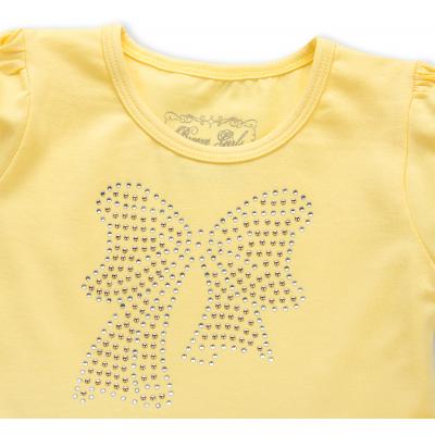 Платье Breeze с бантиком из страз (6283-98G-yellow)