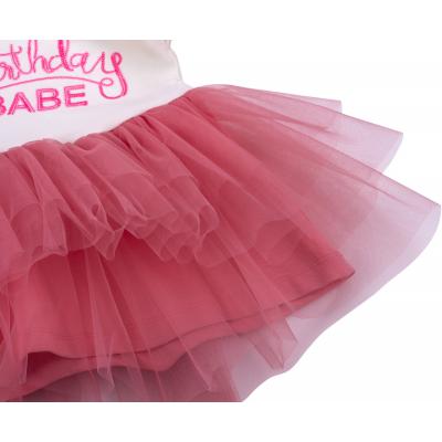 Платье Breeze с фатиновой юбкой (7978-80G-pink)