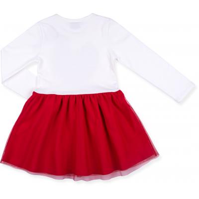 Платье Breeze с фатиновой юбкой и сердцем (8585-116G-red)