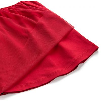 Платье Breeze с фатиновой юбкой и сердцем (8585-128G-red)