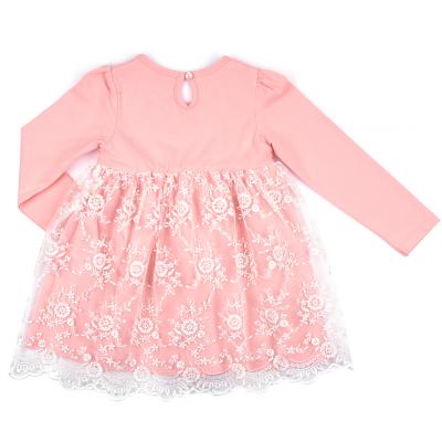 Платье Breeze с гипюровой юбкой (8675-74G-peach)