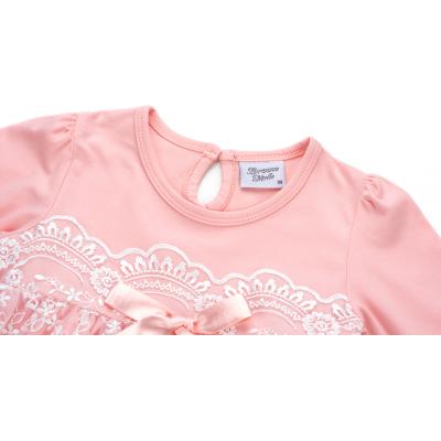 Платье Breeze с гипюровой юбкой (8675-86G-peach)