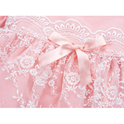 Платье Breeze с гипюровой юбкой (8675-98G-peach)