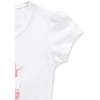 Платье Breeze с котиками и фатиновой юбкой (8876-86G-cream-peach)