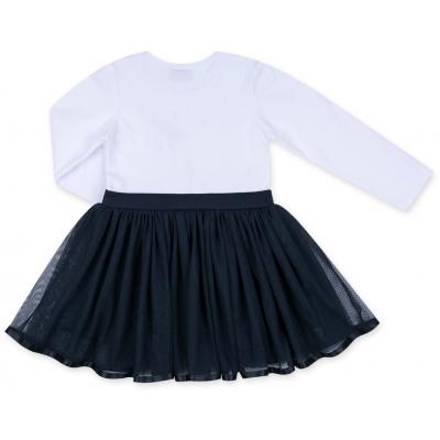 Платье Breeze с котиком и звездочкой (8099-86G-white)