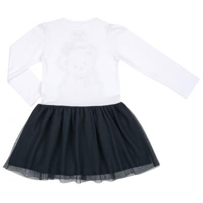 Платье Breeze с розовым мишкой в короне (8726-104G-white)