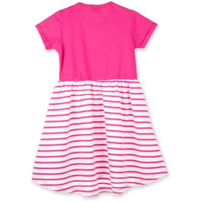 Платье Breeze с юбкой в полосочку (8753-80G-fuchsia)