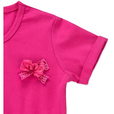 Платье Breeze с юбкой в полосочку (8753-80G-fuchsia)