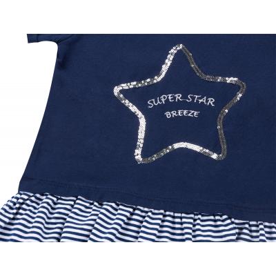 Платье Breeze со звездой из пайеток (8745-98B-blue)