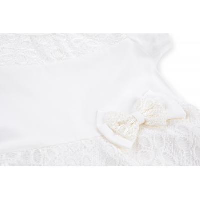 Плаття дитяче Breeze с гипюровой фигурной юбкой (8302-98G-beige)