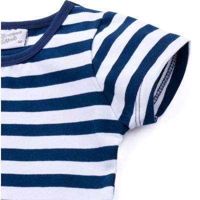 Плаття дитяче Breeze в смужку з кишеньками (8992-92G-blue)