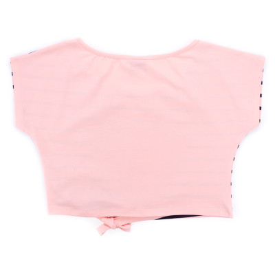 Плаття дитяче Breeze з серцем в комплекті з топом (9051-128G-blue-peach)