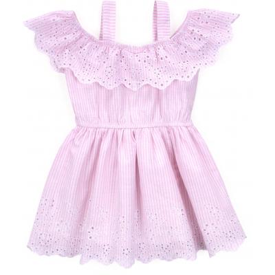 Плаття дитяче Bushra з вишивкою (201034-98G-pink)