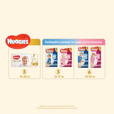 Подгузник Huggies Elite Soft 5 Mega 56 шт (5029053547046)