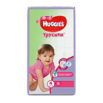 Подгузник Huggies Pants Girl 4 Mega для девочек (9-14кг) 52 шт (5029053543406)