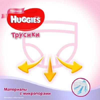 Подгузник Huggies Pants Girl 4 Mega для девочек (9-14кг) 52 шт (5029053543406)