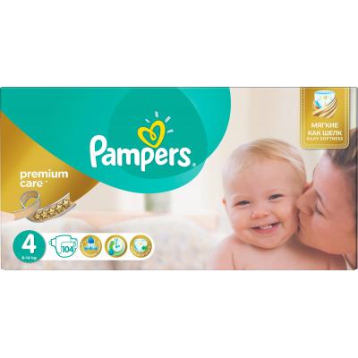 Подгузник Pampers Premium Care Maxi Размер 4 (8-14 кг) 104 шт (4015400465447)