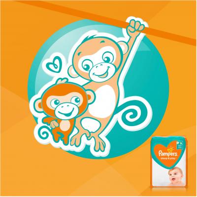 Подгузник Pampers Sleep & Play Midi Размер 3 (6-10 кг), 58 шт (4015400224211)