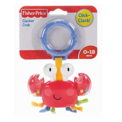 Погремушка Fisher-Price Веселый краб (746775195304)