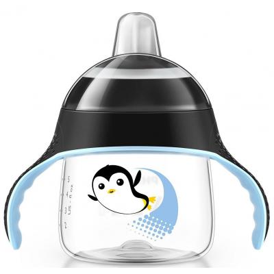 Поильник-непроливайка Philips AVENT 200 мл, 6 мес+ (SCF751/00_black)