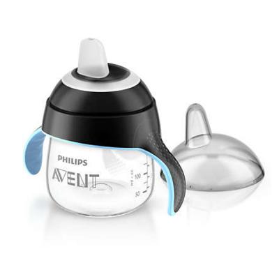 Поильник-непроливайка Philips AVENT 200 мл, 6 мес+ (SCF751/00_black)