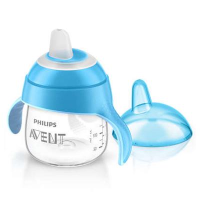 Поильник-непроливайка Philips AVENT 200 мл, 6 мес+ (SCF751/00_blue)