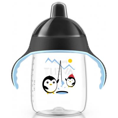 Поильник-непроливайка Philips AVENT 340 мл, 18 мес+ (SCF755/00_black)