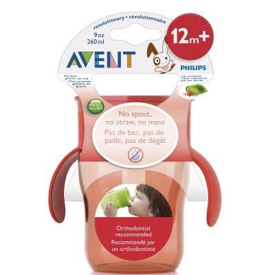 Поильник-непроливайка Philips AVENT Первая Взрослая чашка 260мл, 12мес+ (SCF782/00_red)