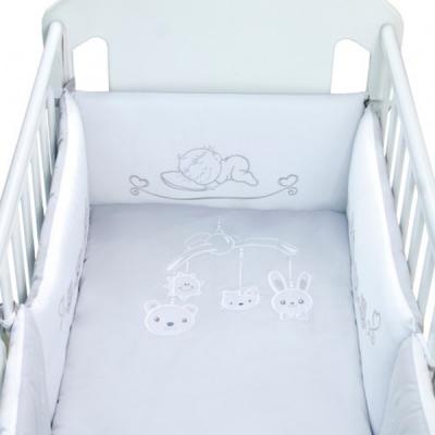 Постельный набор Верес Ring toys white-gray (6 ед.) (216.10)