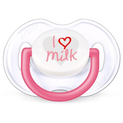 Пустушка Philips AVENT Classic I love 0-6 мес, 2шт (SCF172/50_girl)