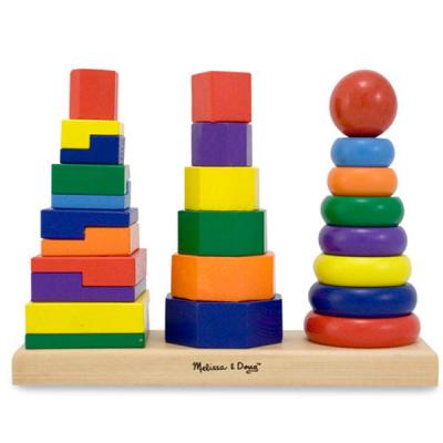 Развивающая игрушка Melissa&Doug Геометрическая пирамидка (MD567)