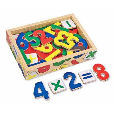 Развивающая игрушка Melissa&Doug Магнитные деревянные цифры (MD449)