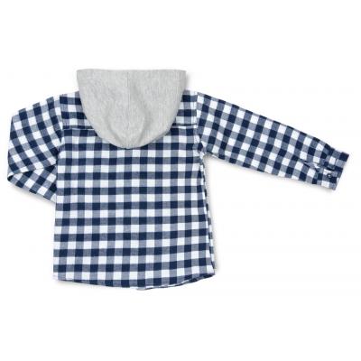 Рубашка Breeze с капюшоном (13577-98B-blue)