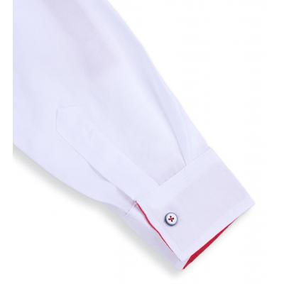 Рубашка Breeze с красной бабочкой (G-233-146B-white-red)