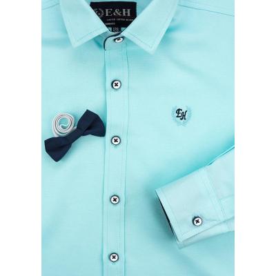Рубашка Breeze с синей бабочкой (G-233-128B-mint-blue)