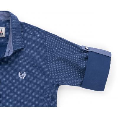 Рубашка Breeze в точечку (G-202-146B-blue)