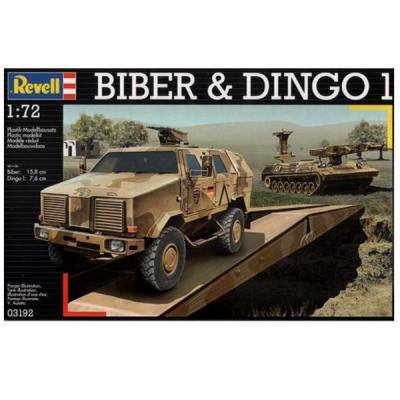 Сборная модель Revell Базовая машина-мостоукладчик Bruckenlegepanzer Biber & ATF D (3192)