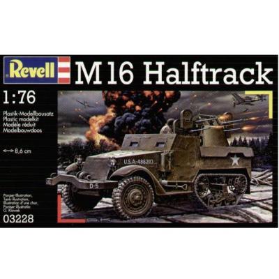 Сборная модель Revell Полугусеничный бронеавтомобиль Halftrack M16, 1:76 (3228)