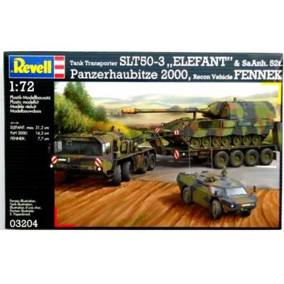 Сборная модель Revell Транспортер + гаубица + бронемашина SLT503 (03204)