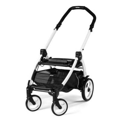 Шасси для коляски Peg-Perego Book Plus 51 Бело-черная (ICBO0200NL54)