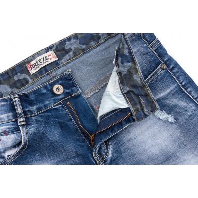 Шорты Breeze джинсовые с потертостями (be003-140G-blue)