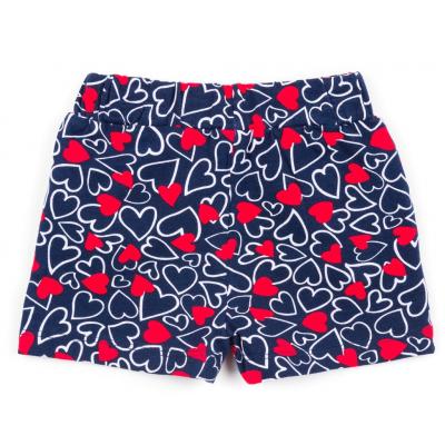 Шорты Lovetti трикотажные с сердечками (8051-86G-blue)