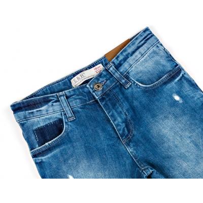 Штани дитячі Breeze джинсові з потертостями (OZ-18606-116B-blue)