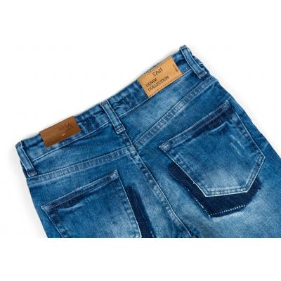Штани дитячі Breeze джинсові з потертостями (OZ-18606-116B-blue)
