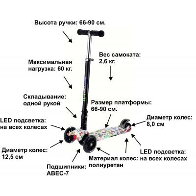 Скутер Bugs Hyper 2 Butterflies (6905614650273)