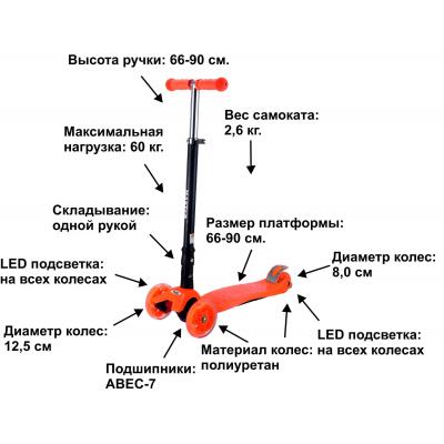 Скутер Bugs Master Orange (6905614651300)