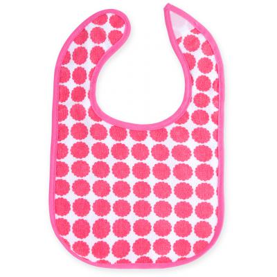 Слюнявчик Luvable Friends 5 шт для девочек с надписями, розовый (2189-pink)