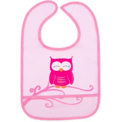 Слюнявчик Luvable Friends 5 шт с узорами, розовый (2208 F)